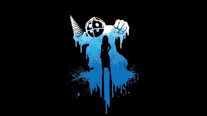 Big Daddy and Little Sister from Bioshock