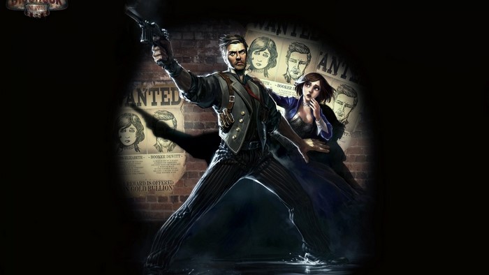 Booker DeWitt and Elizabeth from Bioshock Infinite