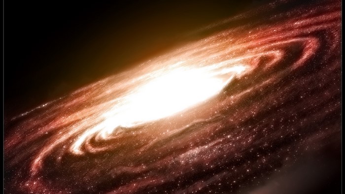 Spiral Galaxy with bright core