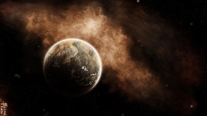 Planet in a Nebula