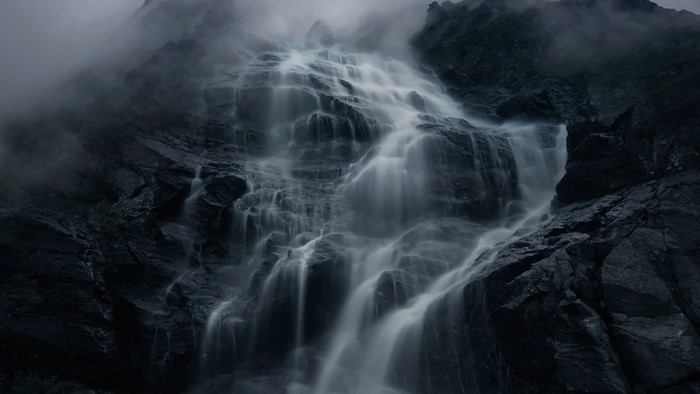 Misty Mountain Waterfall