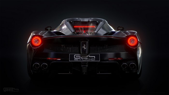 Ferrari LaFerrari Aperta rear view