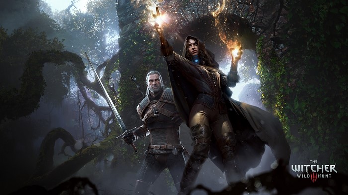 Geralt and Yennefer from The Witcher 3