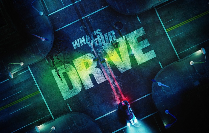 What's Your Drive Neon Road