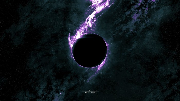 Eclipse with purple nebula from Destiny