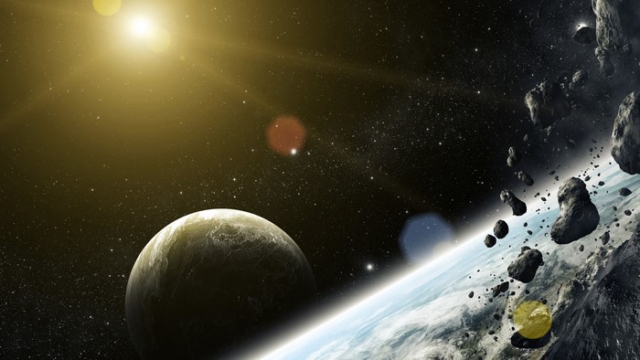 4K Asteroids and Planets in Space