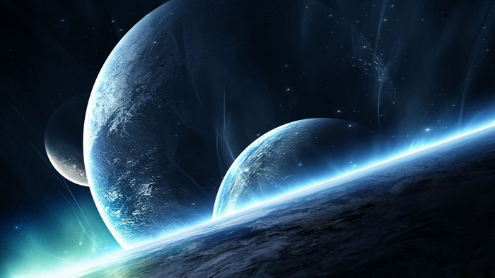 Planets and stars in deep space