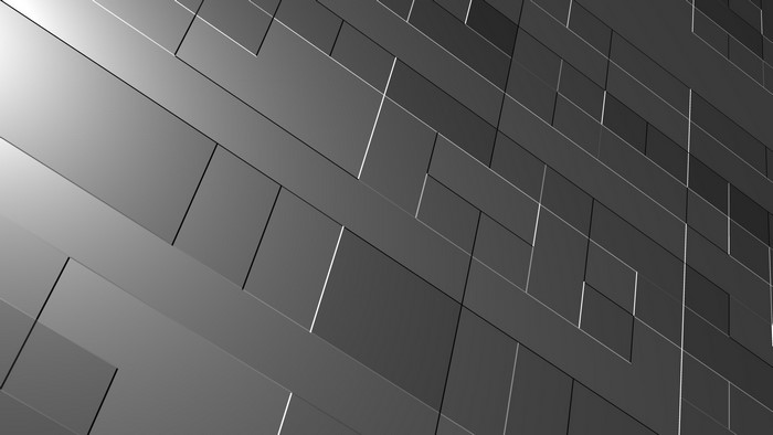 Abstract Metallic Grid Pattern