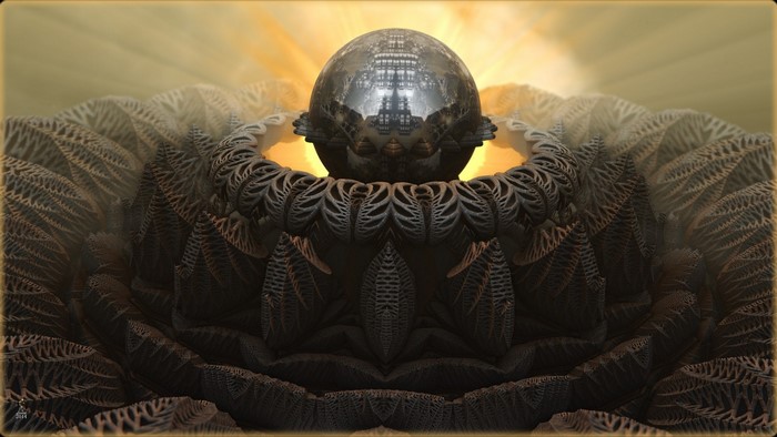 Fractal sphere with intricate structures