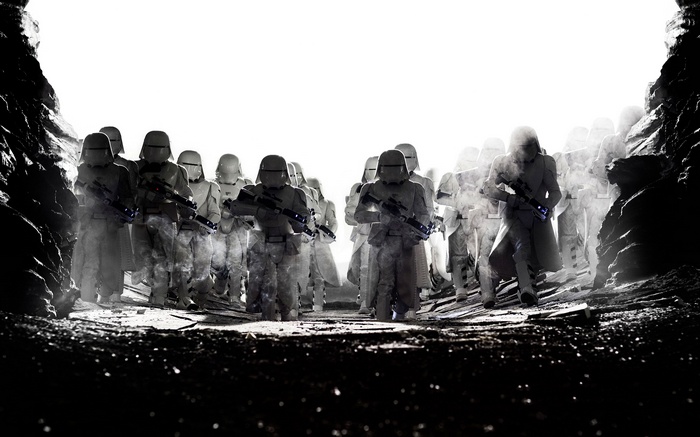 4K Star Wars: The Last Jedi Snowtroopers