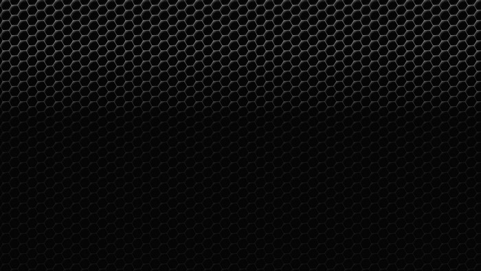 Black Hexagonal Grid Pattern