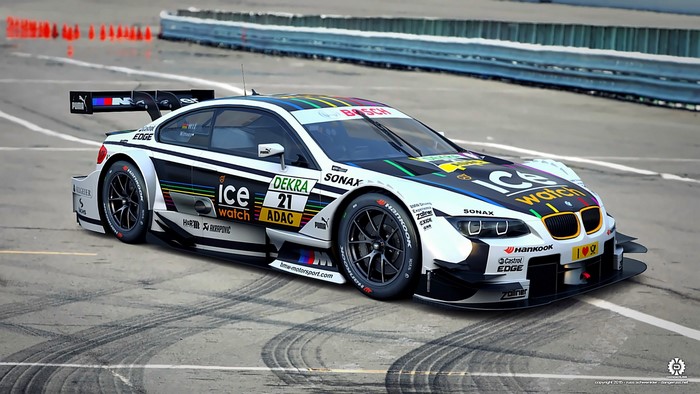 BMW M3 DTM Ice Watch Racing Car