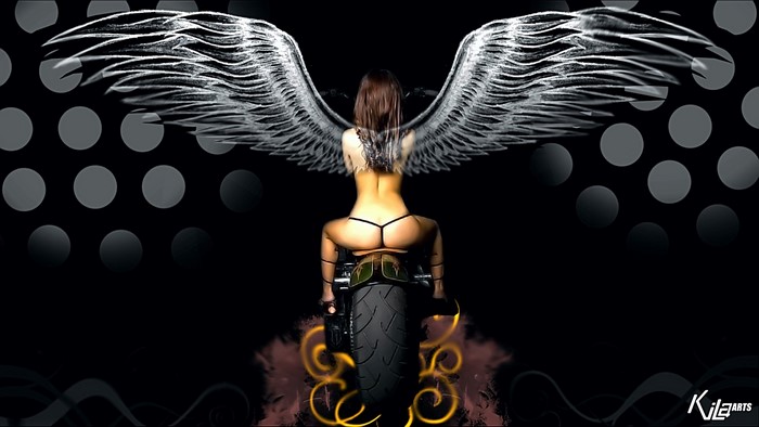 Angel on a Motorcycle