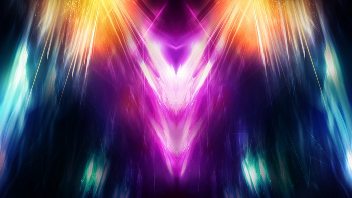 Abstract Light Streaks