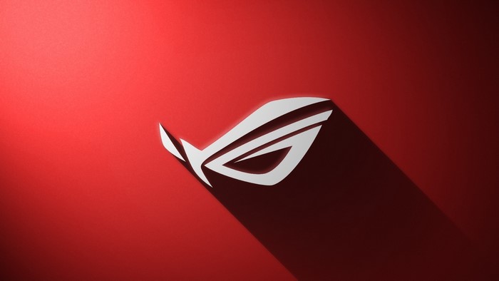 Republic of Gamers logo on red background