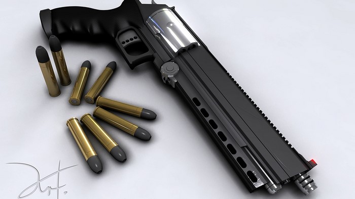 Revolver with Ammunition