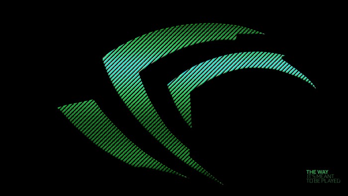 Nvidia logo with text