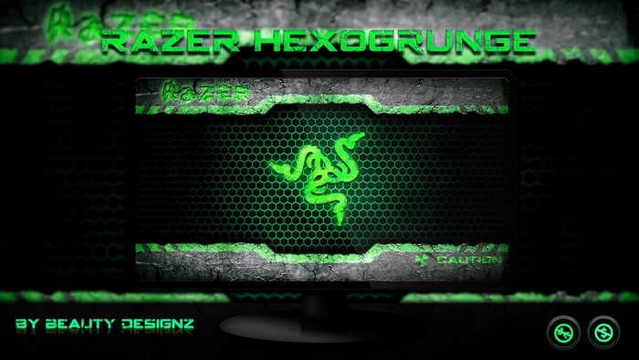 Razer Hexogrunge Computer Monitor