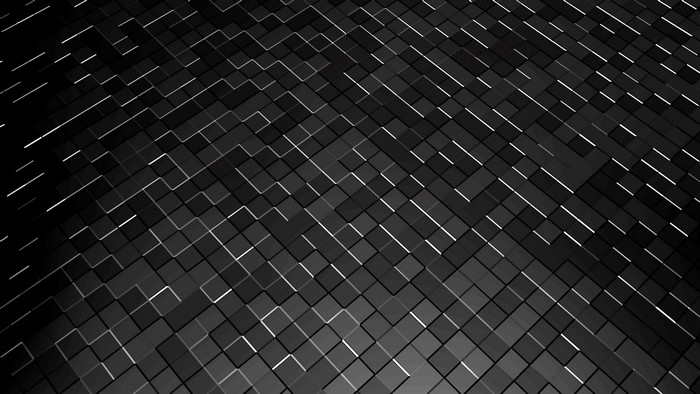 Dark tiled surface with light reflections