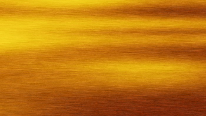 4K Golden Brushed Metal Texture