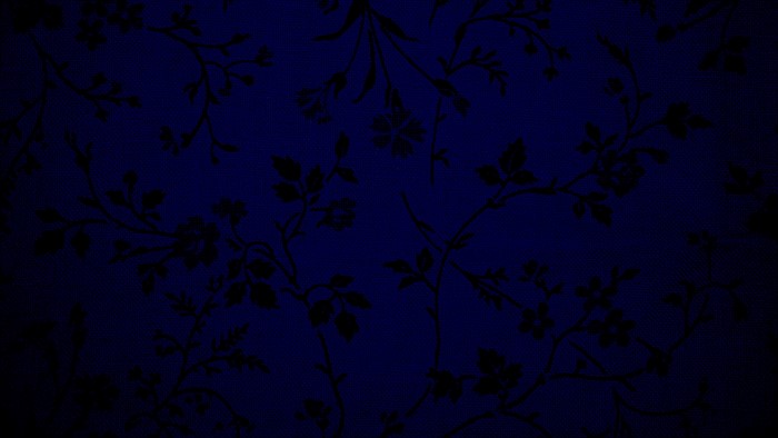 Dark blue floral pattern