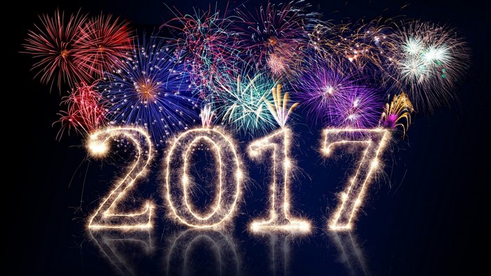 New Year 2017 Fireworks Sparklers