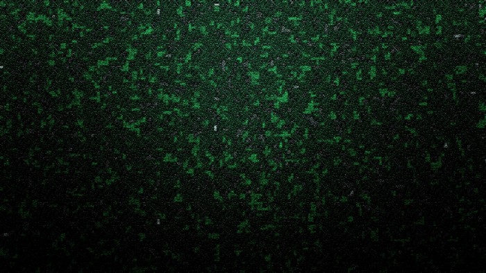 Green and black textured cloth