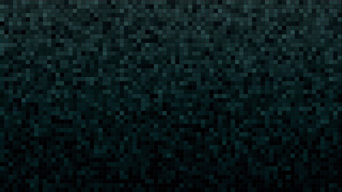 Dark Teal Cubes Pattern
