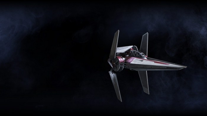 V-wing fighter from Star Wars Battlefront II