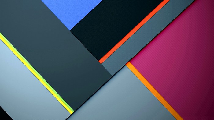 Abstract geometric shapes with stripes