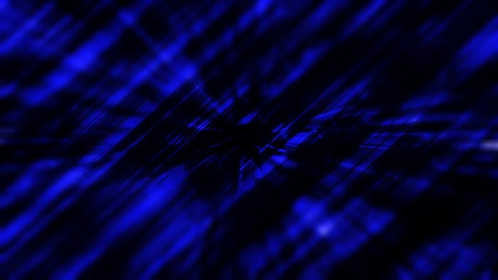 Abstract blue light streaks
