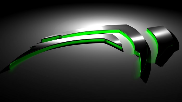 4K Nvidia Logo Abstract