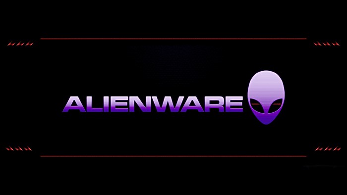 Alienware logo with alien head