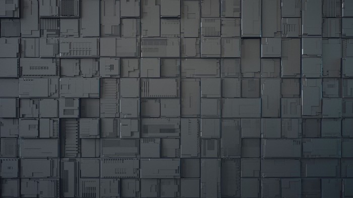 Dark gray textured geometric surface