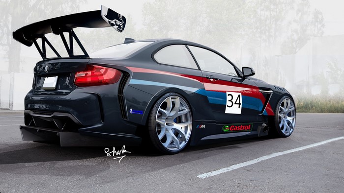 4K BMW M2 with Racing Livery