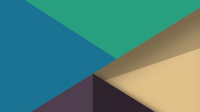 Abstract geometric shapes with overlapping planes