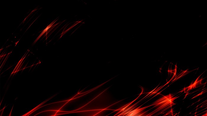 Abstract Red Light Streaks on Black
