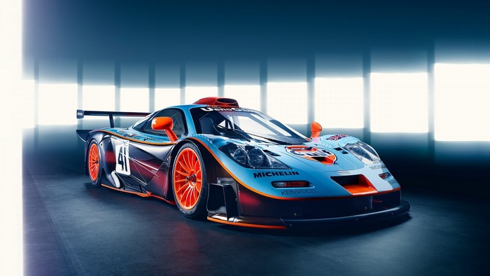 Gulf McLaren F1 GTR Longtail race car