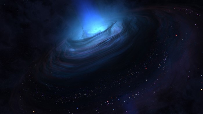 Fantasy Space Nebula with Stars