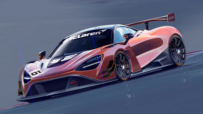 McLaren 720S GT3 race car concept