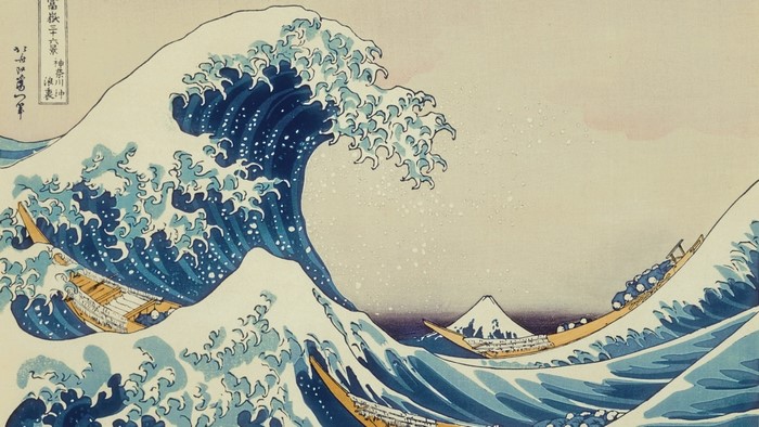 The Great Wave off Kanagawa by Hokusai