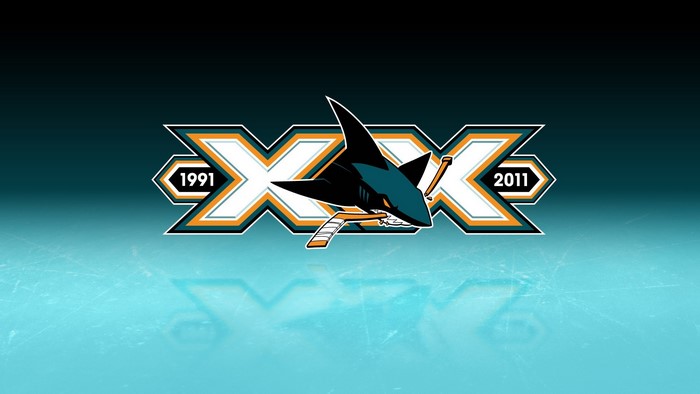 San Jose Sharks XXX 1991-2011 Logo