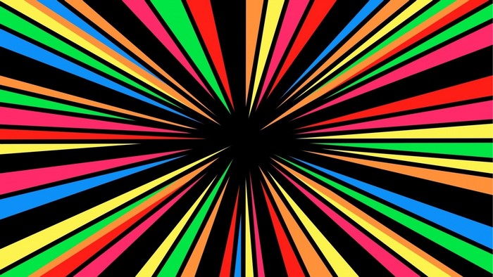 Neon Color Burst Abstract Background