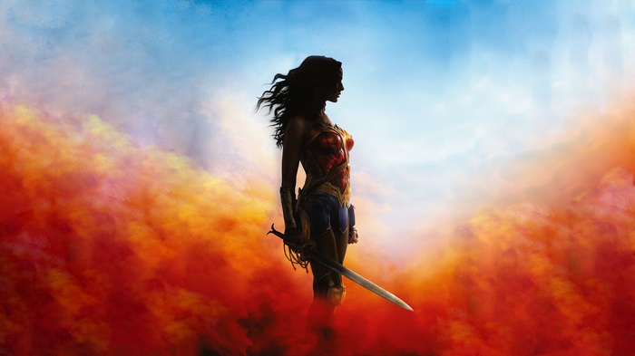 4K Wonder Woman with Sword
