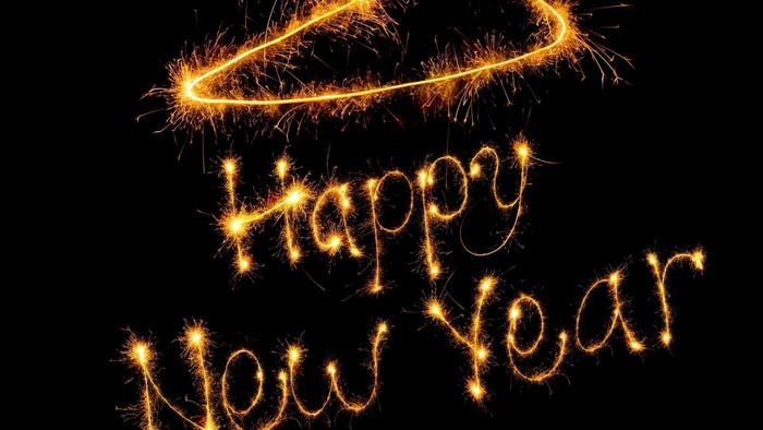Happy New Year Sparklers