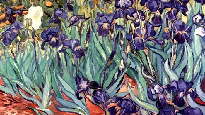 Irises painting by Vincent van Gogh