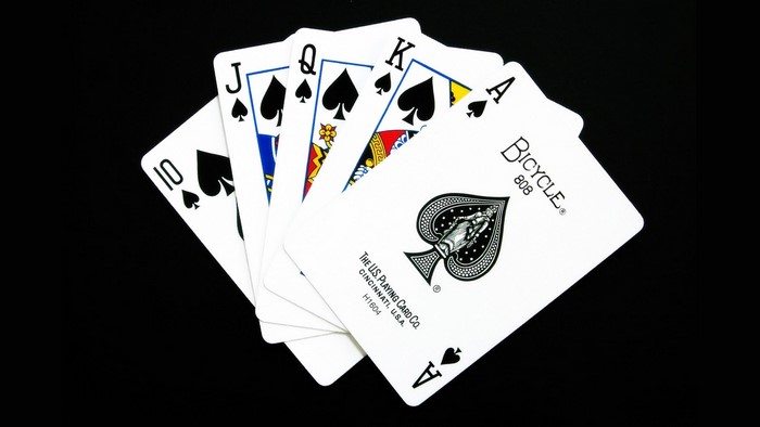 Bicycle Playing Cards Ace to 10 of Spades