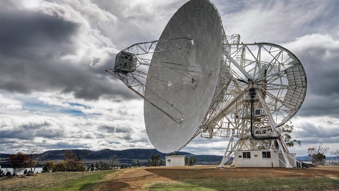 Radio telescope at Mount Pleasant Observatory