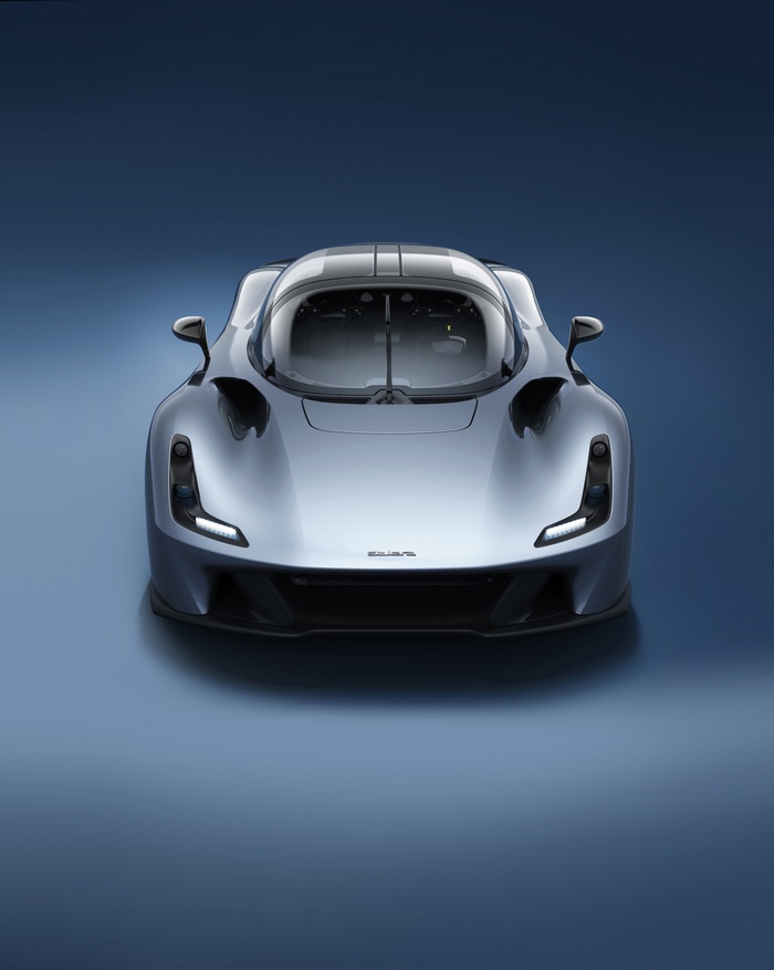 Dallara Stradale sports car front view