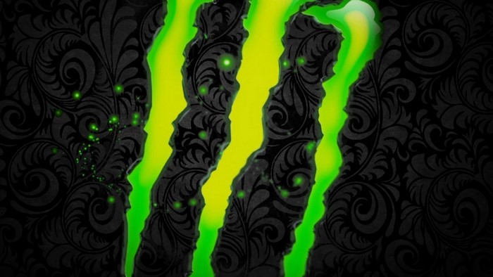 Monster Energy Logo Torn Wallpaper